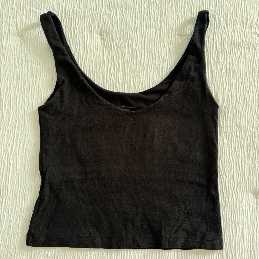 melville black tank top bralette